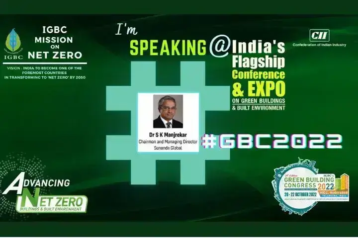 You are currently viewing Dr. S. K. Manjrekar – One of the Keynote Speakers at IGBC’s GBC 2022