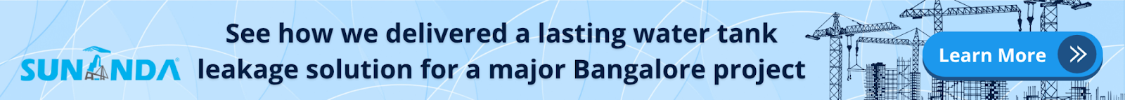 water leakage solutions for major Bangalore projects