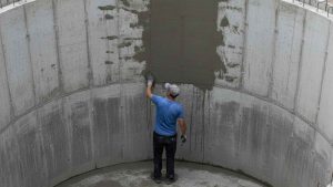 Underground water tank waterproofing