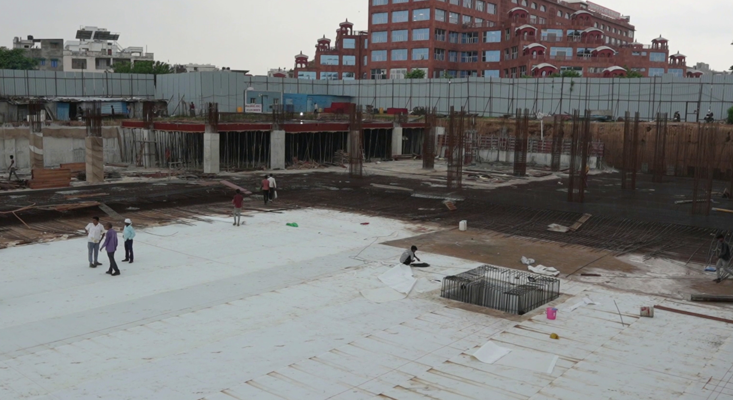 SUNPRUFE was applied as the basement waterproofing membrane